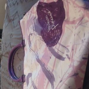 Simply Vera Vera Wang Pink and Purple Tote Bag